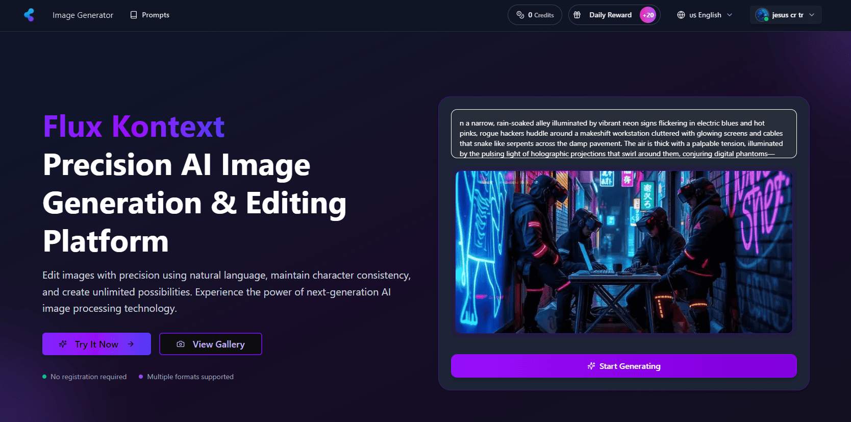 Flux Kontext — AI Image Generator and Editor